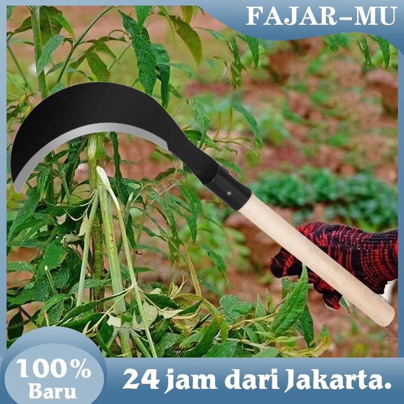 Sabit Panjang Portabel / Arit Berkebun Multifungsi / Arit Baja Tani Universal