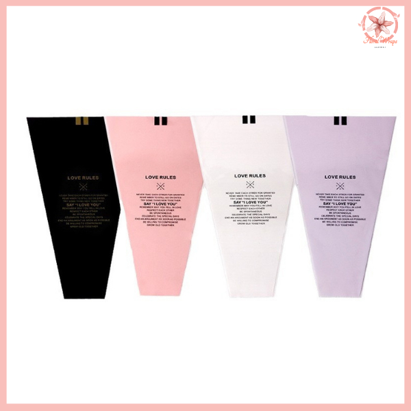 

PACK 50 Plastik Bunga Mawar Tangkai Per Satuan / Plastik OPP Buket Florist SF03