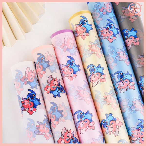 

PACK 20 Kertas Bunga Buket Transparan Frame Stitch List Flower Wrapping Paper Frame Cellophane KB80