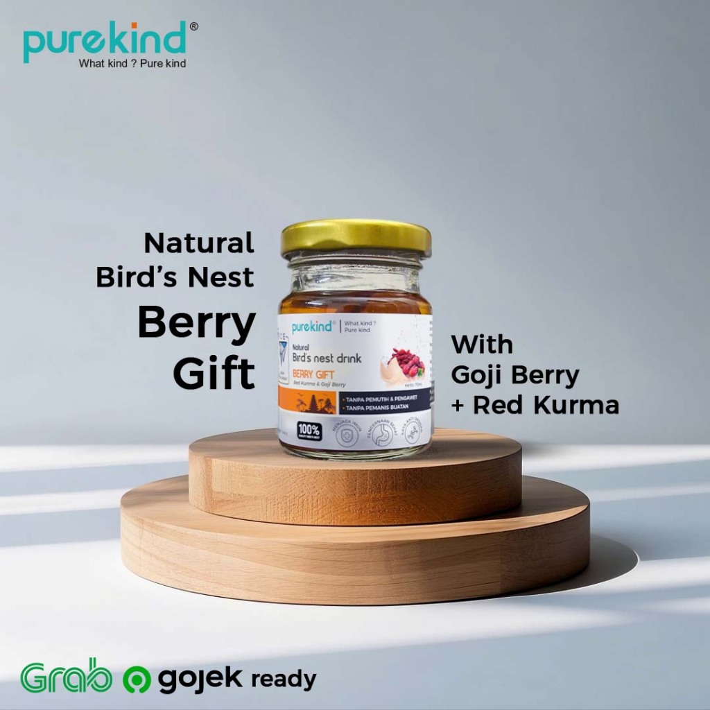 

Minuman Sarang Burung Walet Bird's Nest Drink Varian Berry Gift Kurma Merah dan Goji Berry