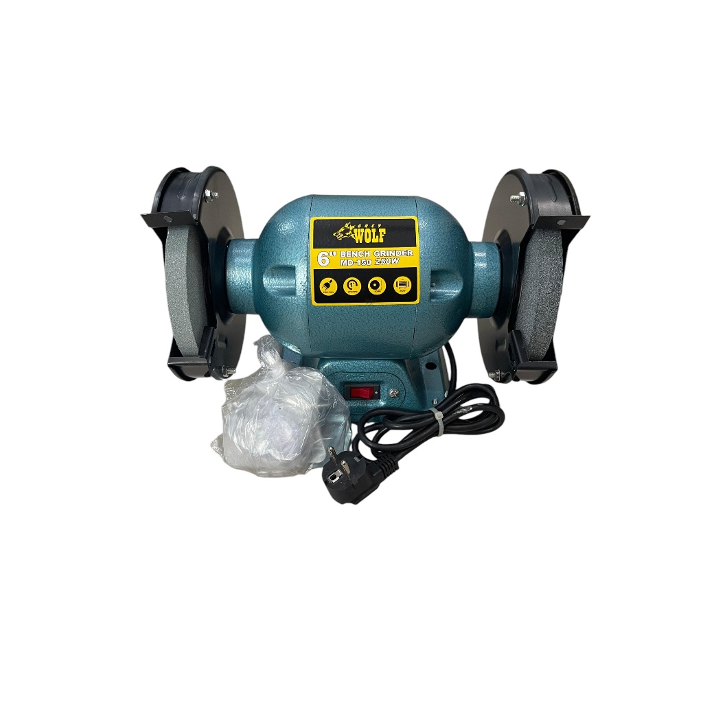 Mesin Gerinda Duduk Grey Wolf 6" MD 150/ Grey Wolf Bench Grinder 6" MD 150