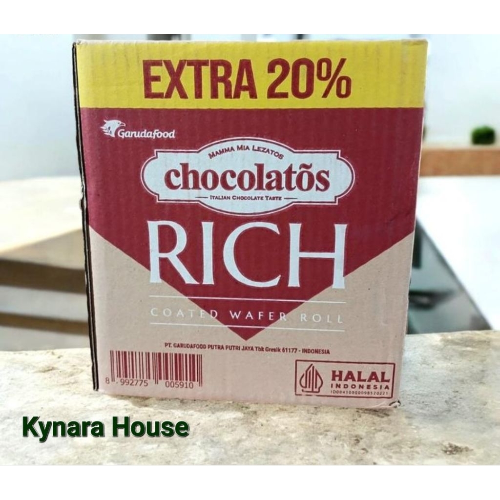 

Chocolatos Wafer Roll Rich Coated Box 8x228gr (Karton)