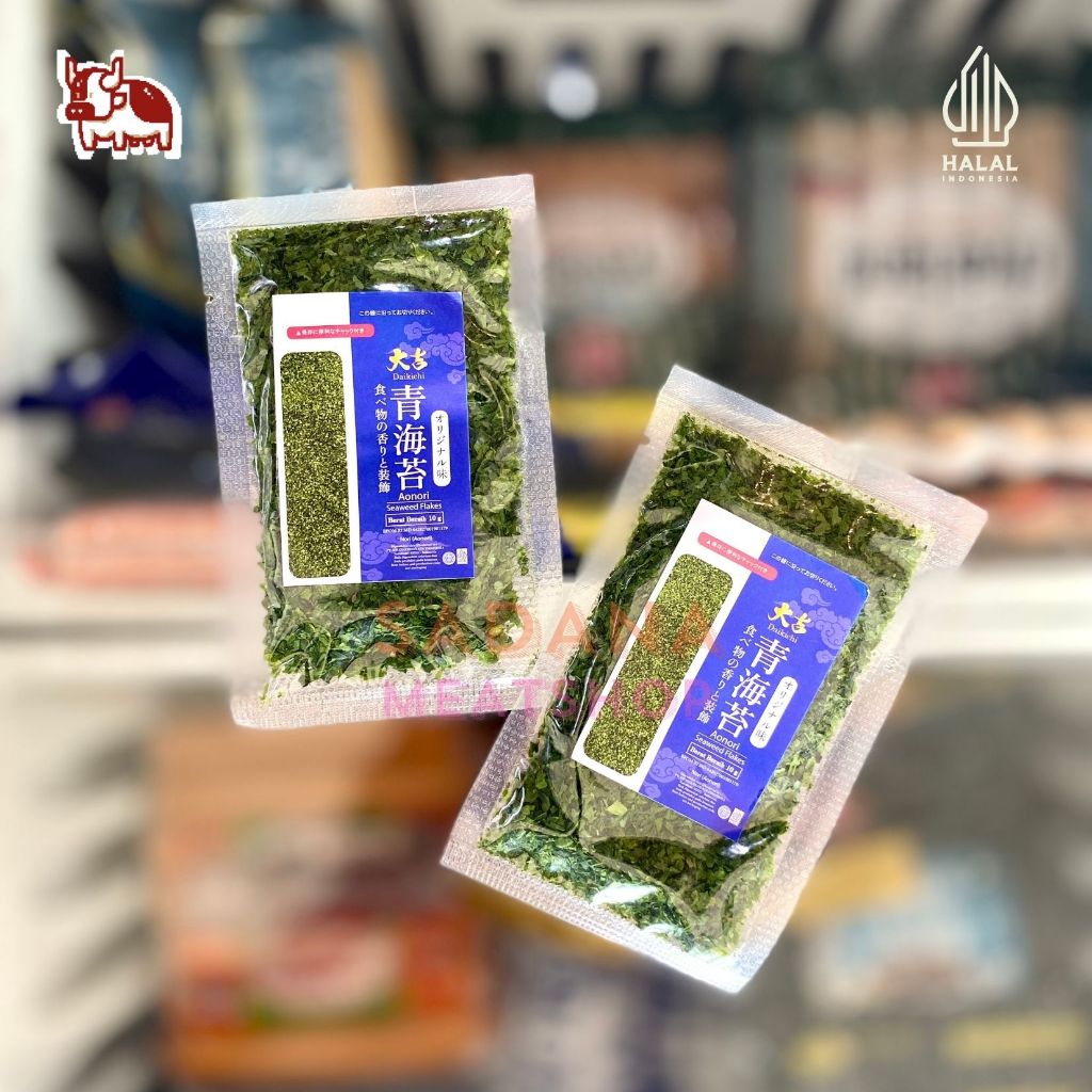 

JSF Aonori Seaweed Flakes 10 g – Serbuk Rumput Laut Jepang Bumbu Umami Alami