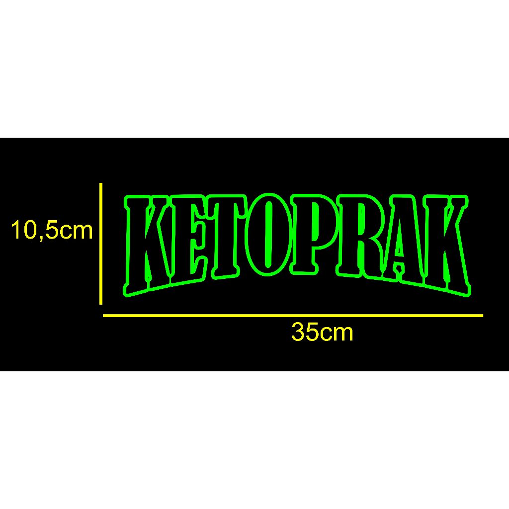 

CUTTING STICKER TULISAN KETOPRAK