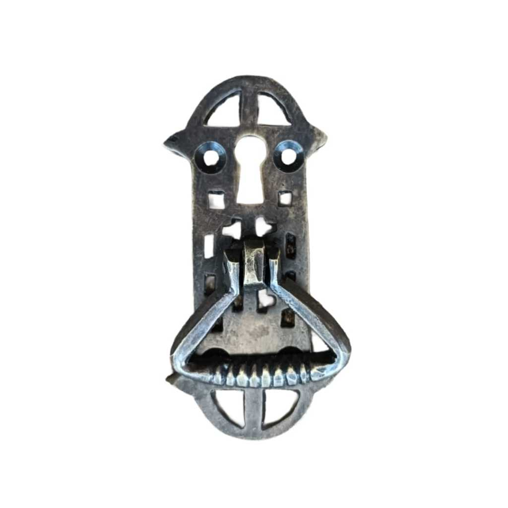 Tarikan Laci Lubang Kunci Kuningan Antik