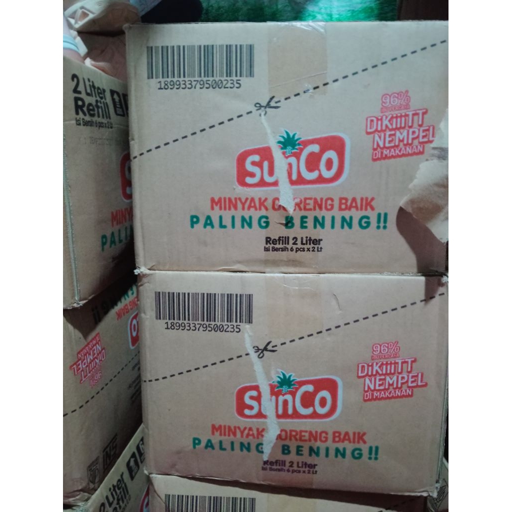 

Minyak goreng sunco 2 liter 1 dus