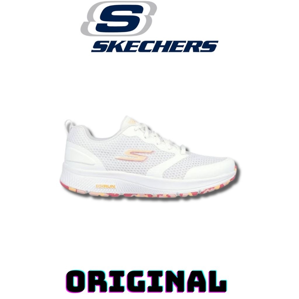 Sepatu Skechers D'lites 4.0 Fresh Diva White Grey Women's ( 149492/WGY ) Original