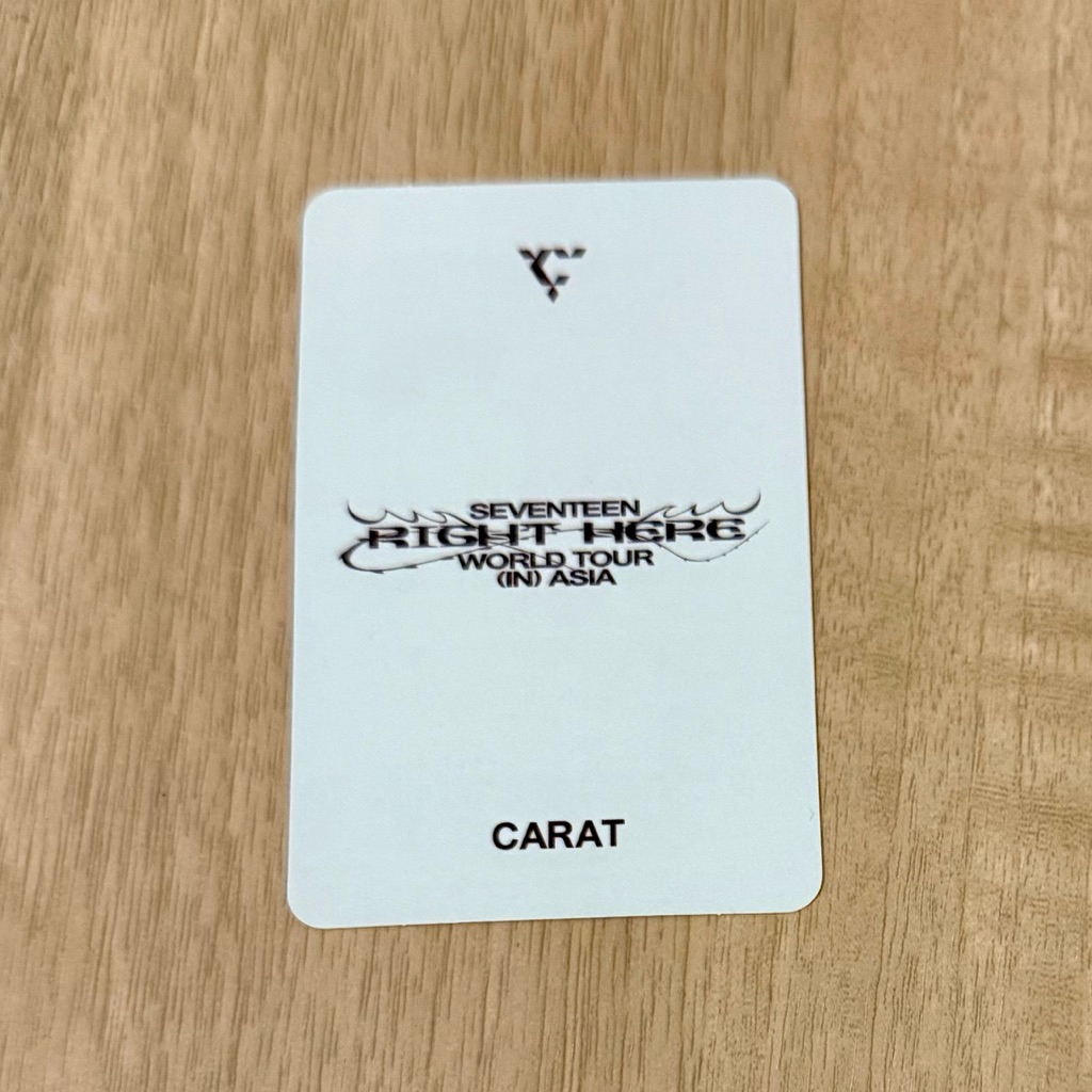 OFFICIAL Photo Card Concert Edition - Enhypen Seventeen IU