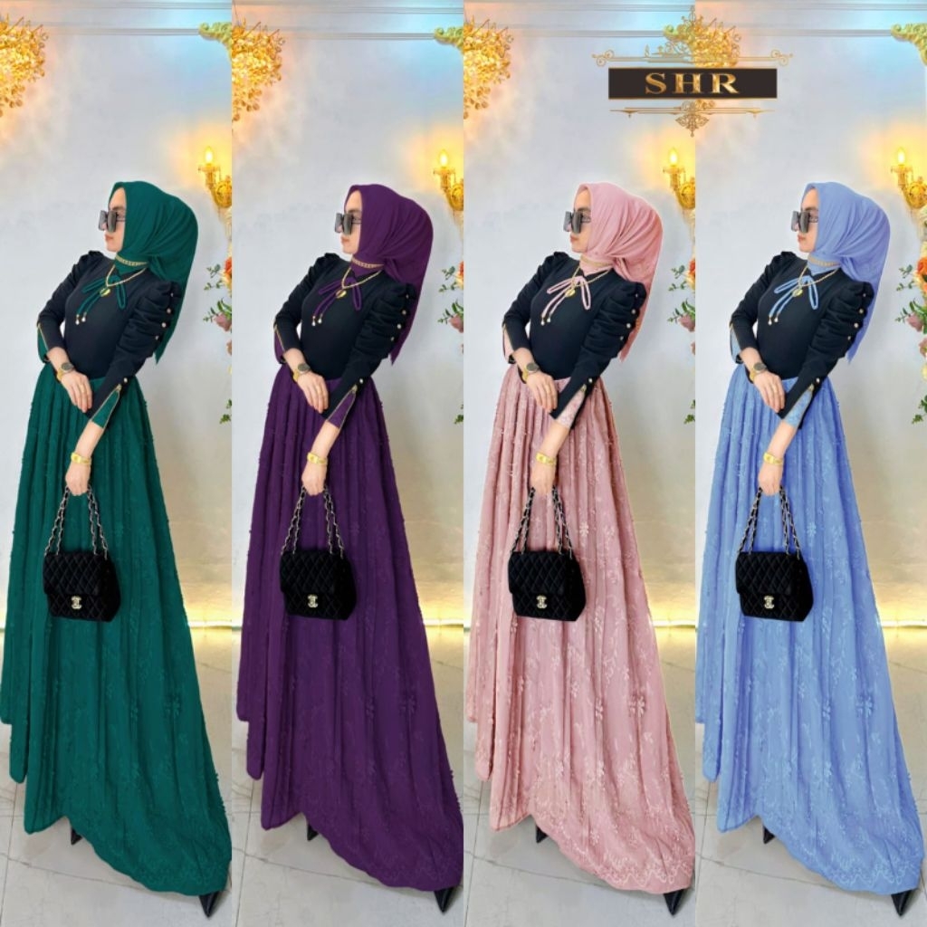 Dress SHR jamet polosan ori shr