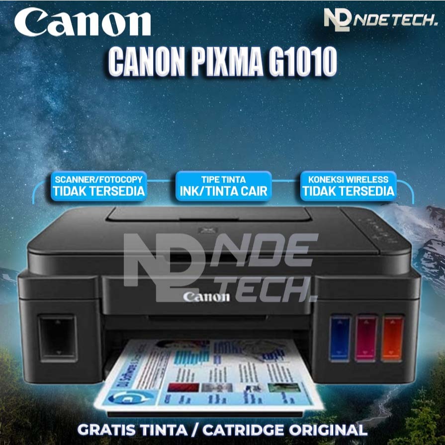 Printer Canon PIXMA G1010 - Free Tinta Original