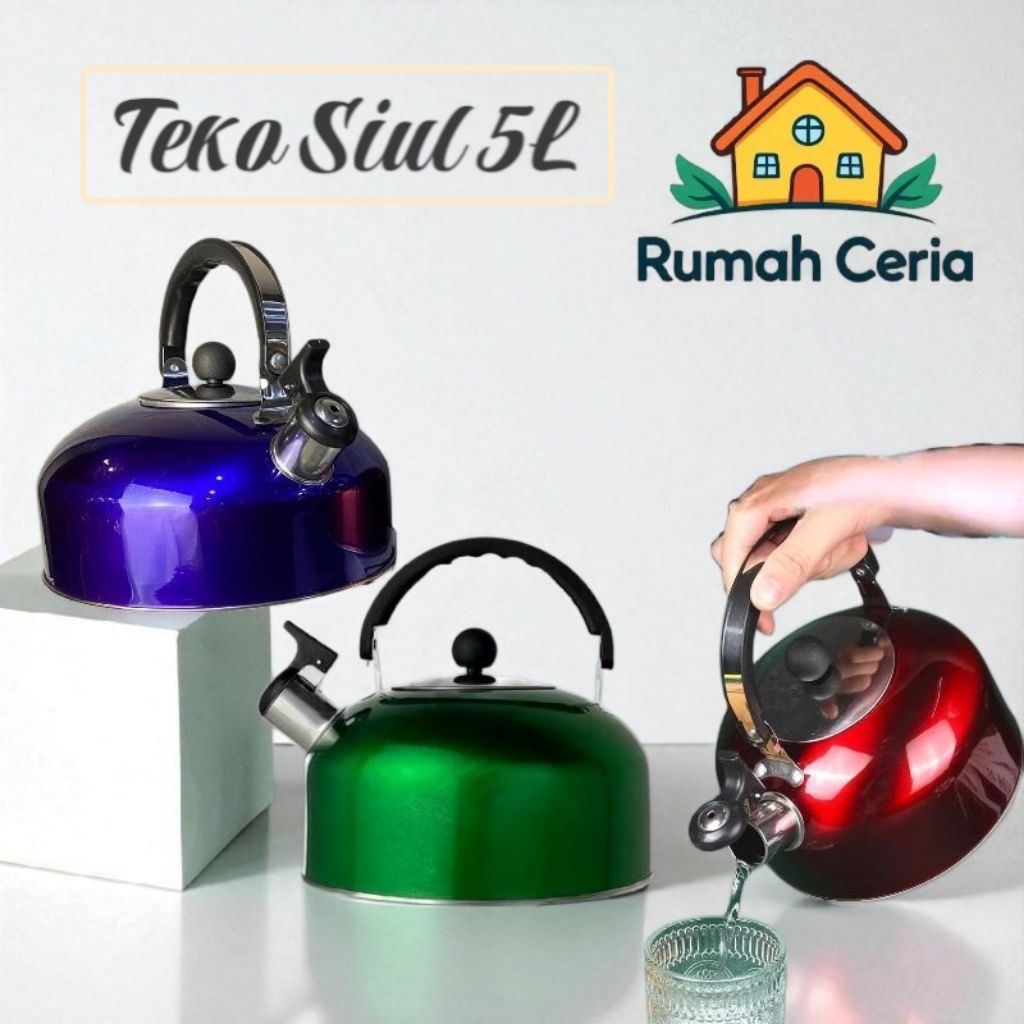 RC TEKO SIUL WARNA 5 LITER Stainless Steel