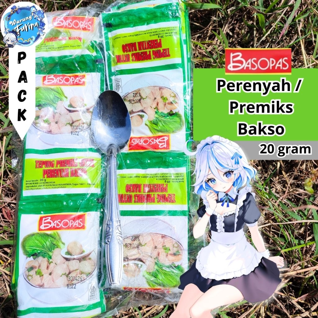 

Basopas Tepung Premiks Perenyah Bakso Sachet 20gr | Pack