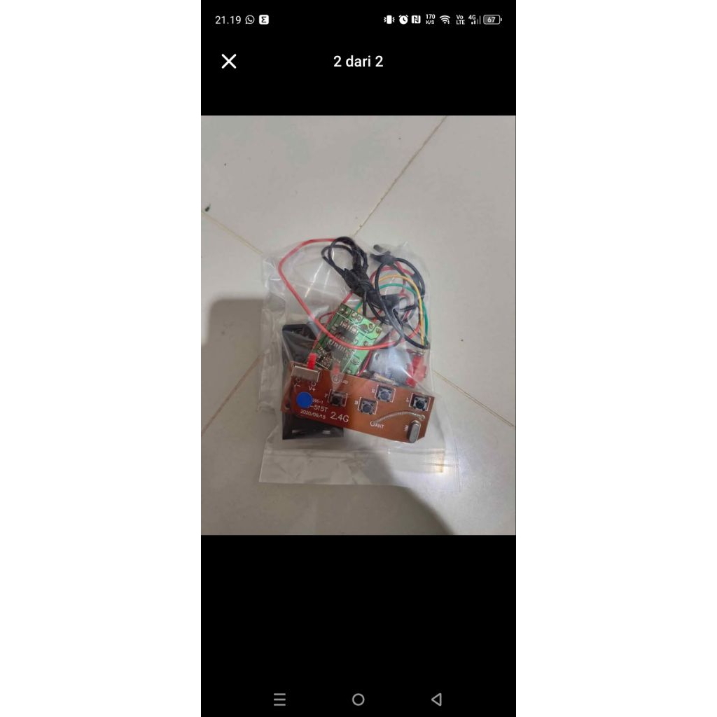 modul pcb rc car 2.4 ghz ( rock crawler atau rc biasa)