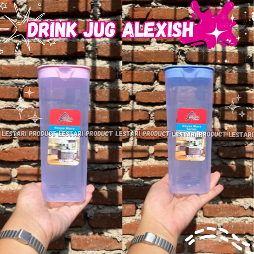[ 6 pcs ] Drink Jug Alexish Plastik | Teko Air Minum Kulkas Plastik Tebal Kuat Tahan Panas Tahan Lam