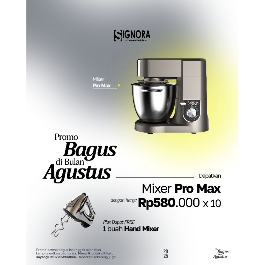 MiXer promax kapasitas 2 kg basah gratis packing kayu. kokoh dan kuat