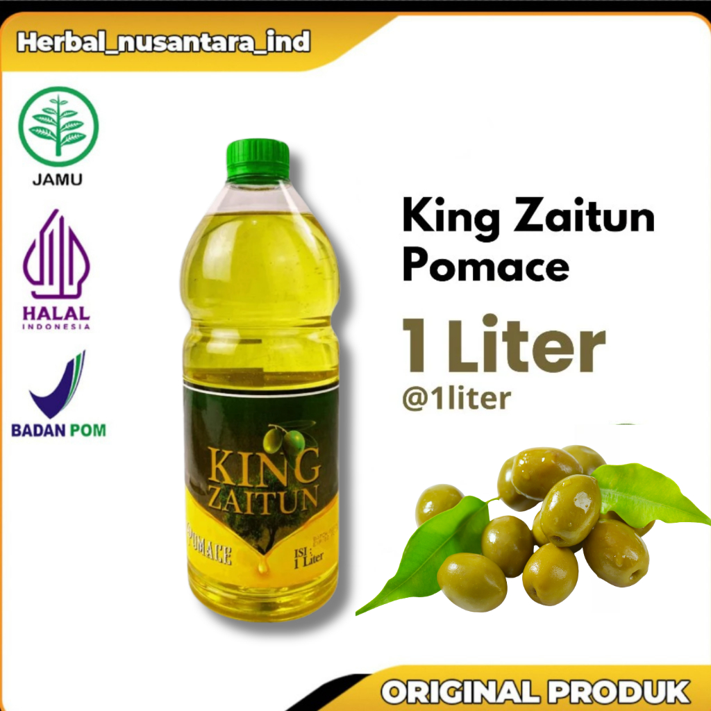 

MINYAK ZAITUN KING ZAITUN POMACE 1 LITER PENGGANTI MINYAK GORENG LEBIH SEHAT