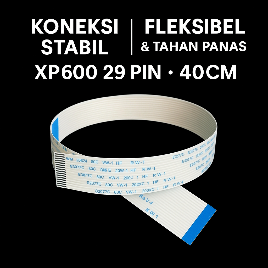 Kabel Print Head XP600 Printer Sublim Ecosolvent 29 Pin 40cm Prinhead Cable XP600 XP 600