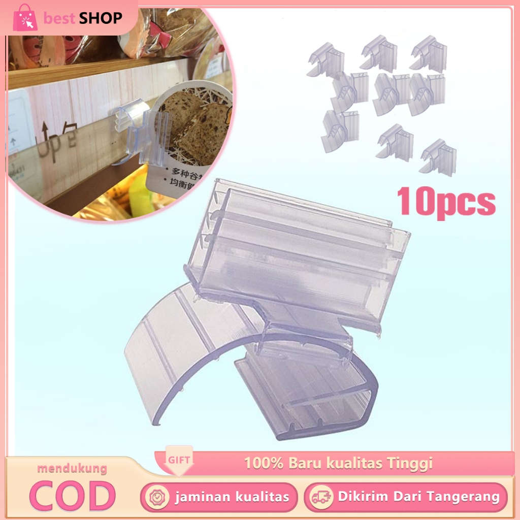 

10pcs Jepitan Harga Pop Up Clip On Penjepit Kertas Untuk Label Harga Katalog Bahan Plastik Kuat