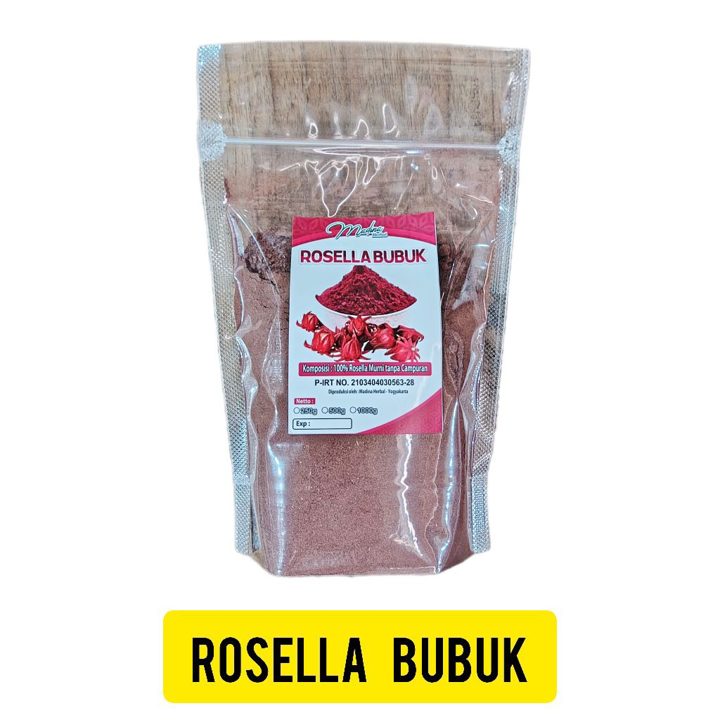

Rosela powder - bubuk bunga Rosella merah - 100 gr bubuk Rosella - wedang bunga Rosella - bubuk Rosella murni