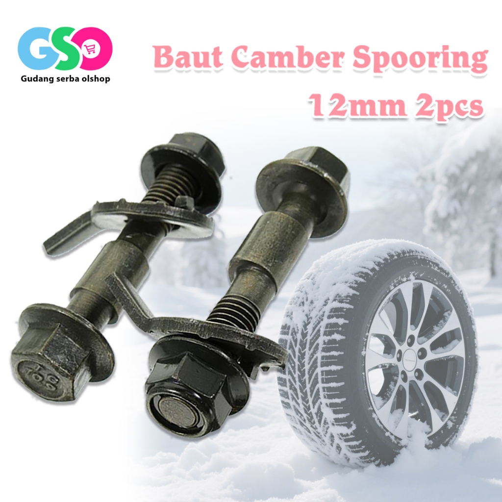 "Brake Chamber 12mm untuk Suzuki APV Futura Carry 1 Set 2pc Baut Spooring Baja Anti Karat Kualitas "