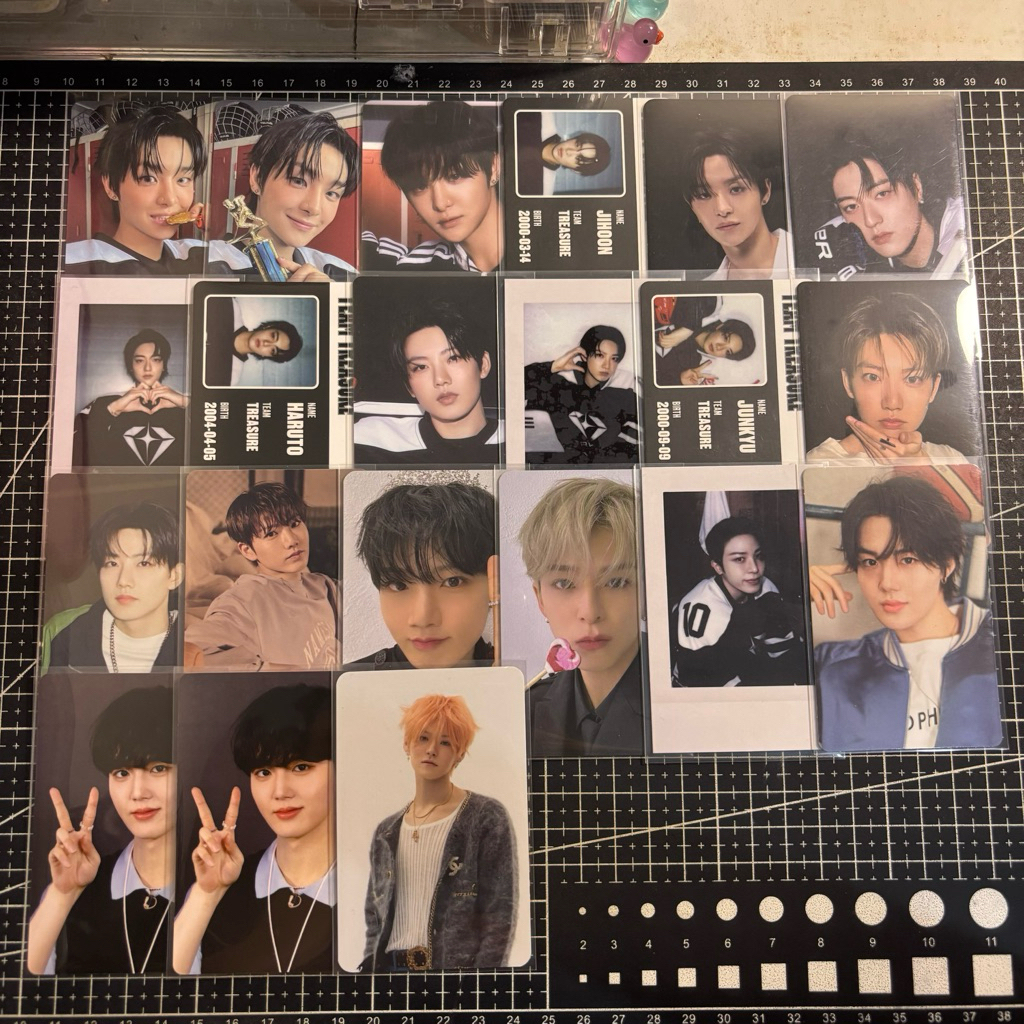 PC PHOTOCARD TREASURE JIHOON HARUTO JUNGHWAN JUNKYU POB THE SAMEE SG25 SEASON GREETING 2025, JIHOON 
