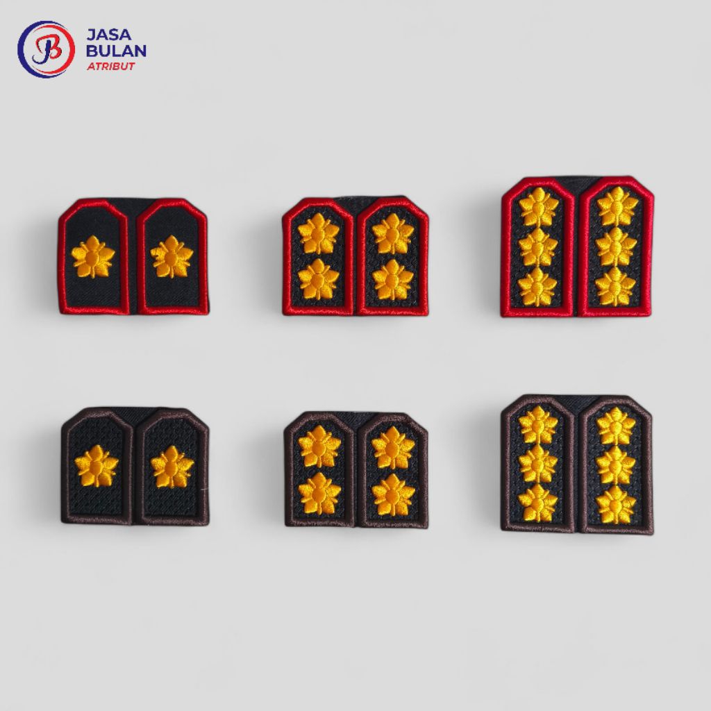 BORDIR PANGKAT PDL POLRI/POLISI