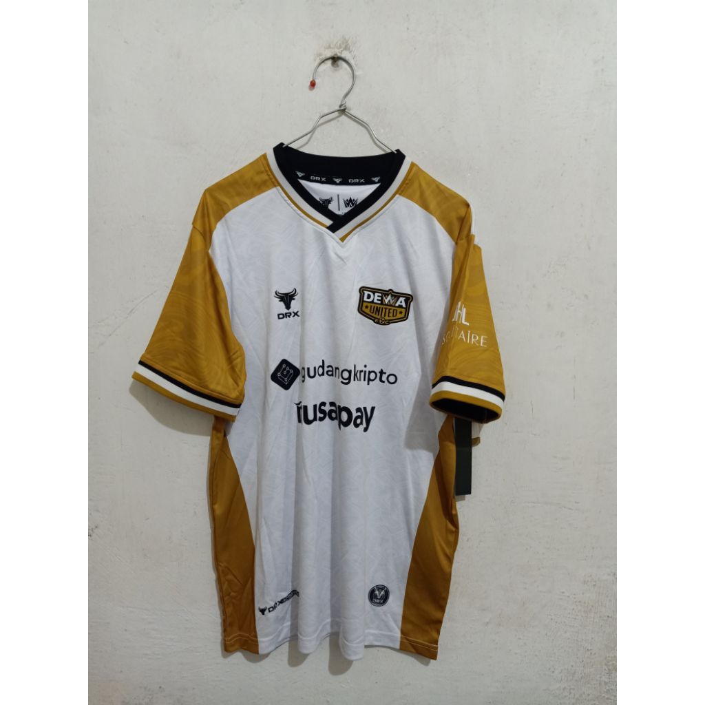 Jersey Dewa United Away Liga 1 2023 Original Player Issue DRX
