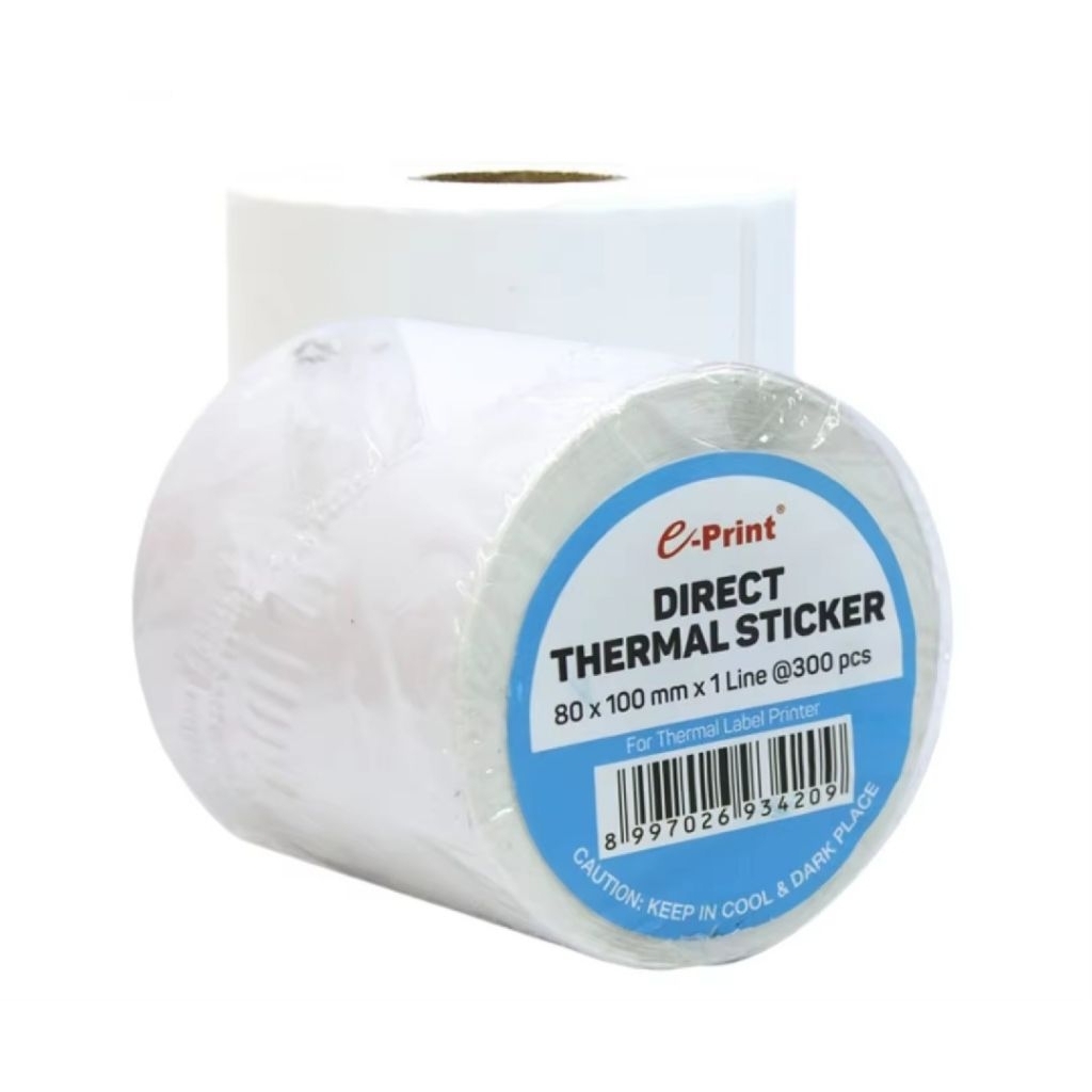 

E-Print Direct Thermal Sticker Label Barcode 80x100 mm isi 300pcs