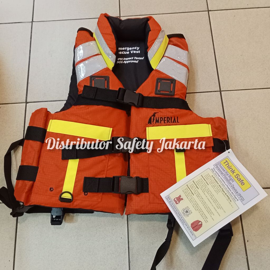 Life Jacket Imperial / Jacket Pelampung Emergency Rescue Imperial USA 370EVR