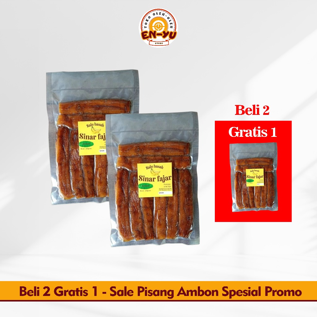 

BELI 2 GRATIS 1 PROMO SALE PISANG BASAH ASLI PISANG AMBON
