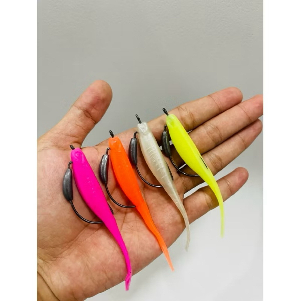 PROMO SILENCER 10CM PLUS HOOK TIMAH || UMPAN CASTING IKAN GABUS TOMAN