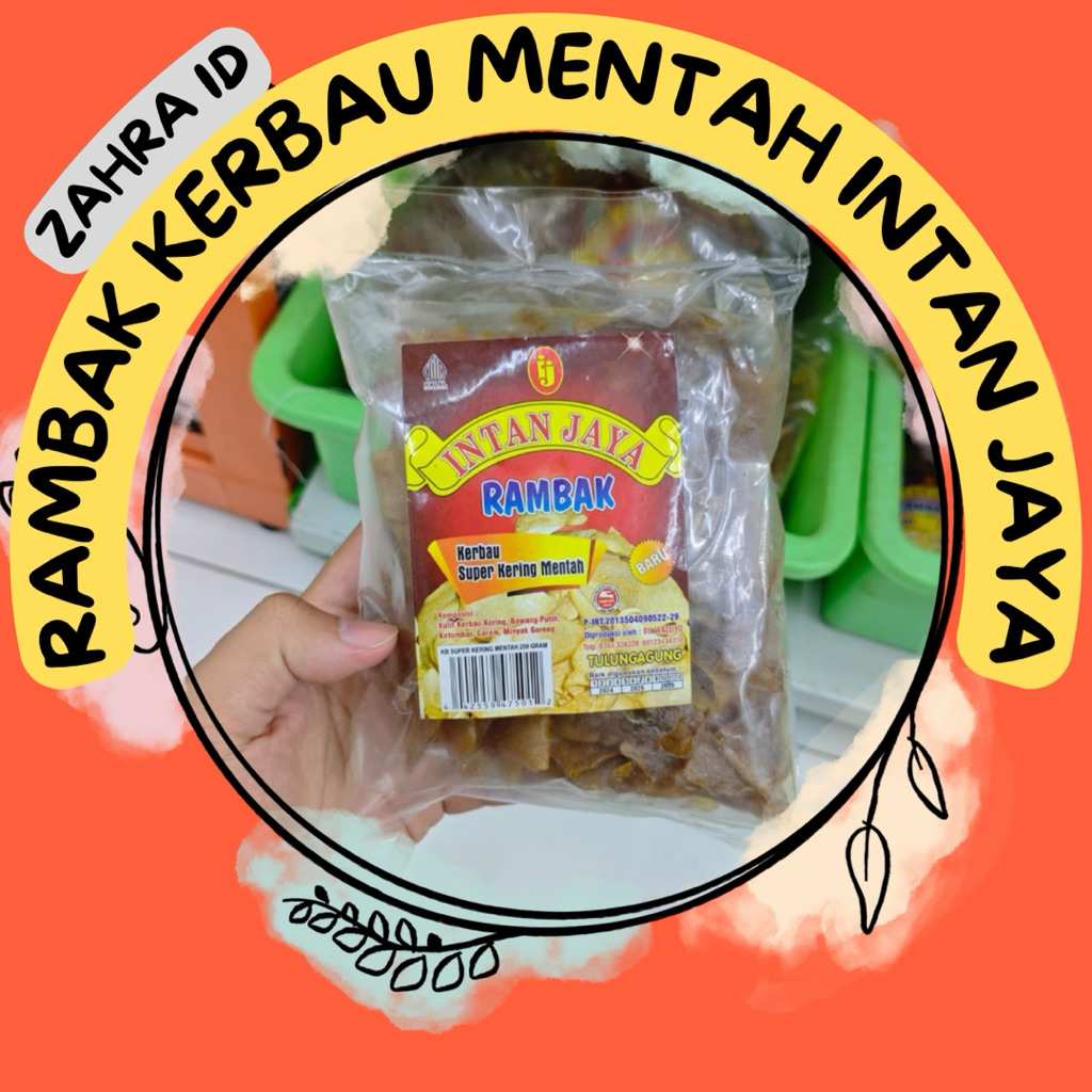 

250gr RAMBAK KERBAU & SAPI MENTAH / KRECEK KERBAU SUPER KERING - INTAN JAYA TULUNGAGUNG