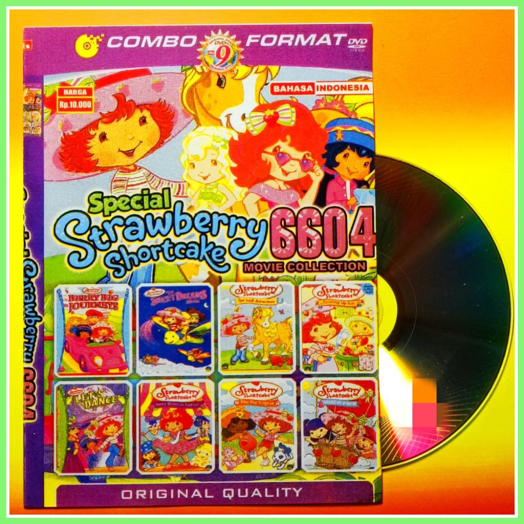 Kaset Film Kartun Anak Koleksi STRAWBERRY SHORTCAKE Vol.6604 Terlaris Teks Indonesia