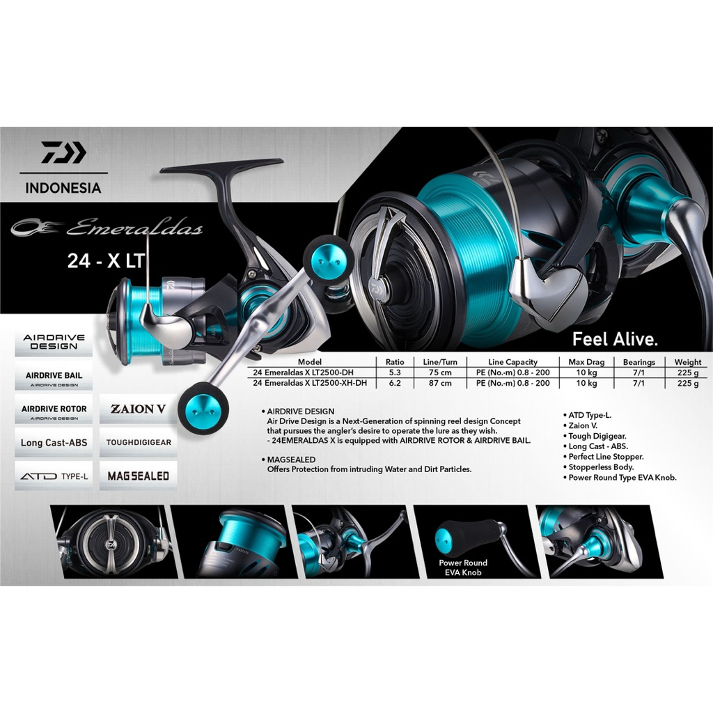 REEL DAIWA EMERALDAS X LT 2024
