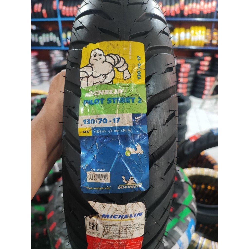 BAN MICHELIN 130/70-17 PILOT STREET 2 / SATUAN, Ban Motor CB 150RR, CBR, XSR 155, MT 25, CBR 250, GS