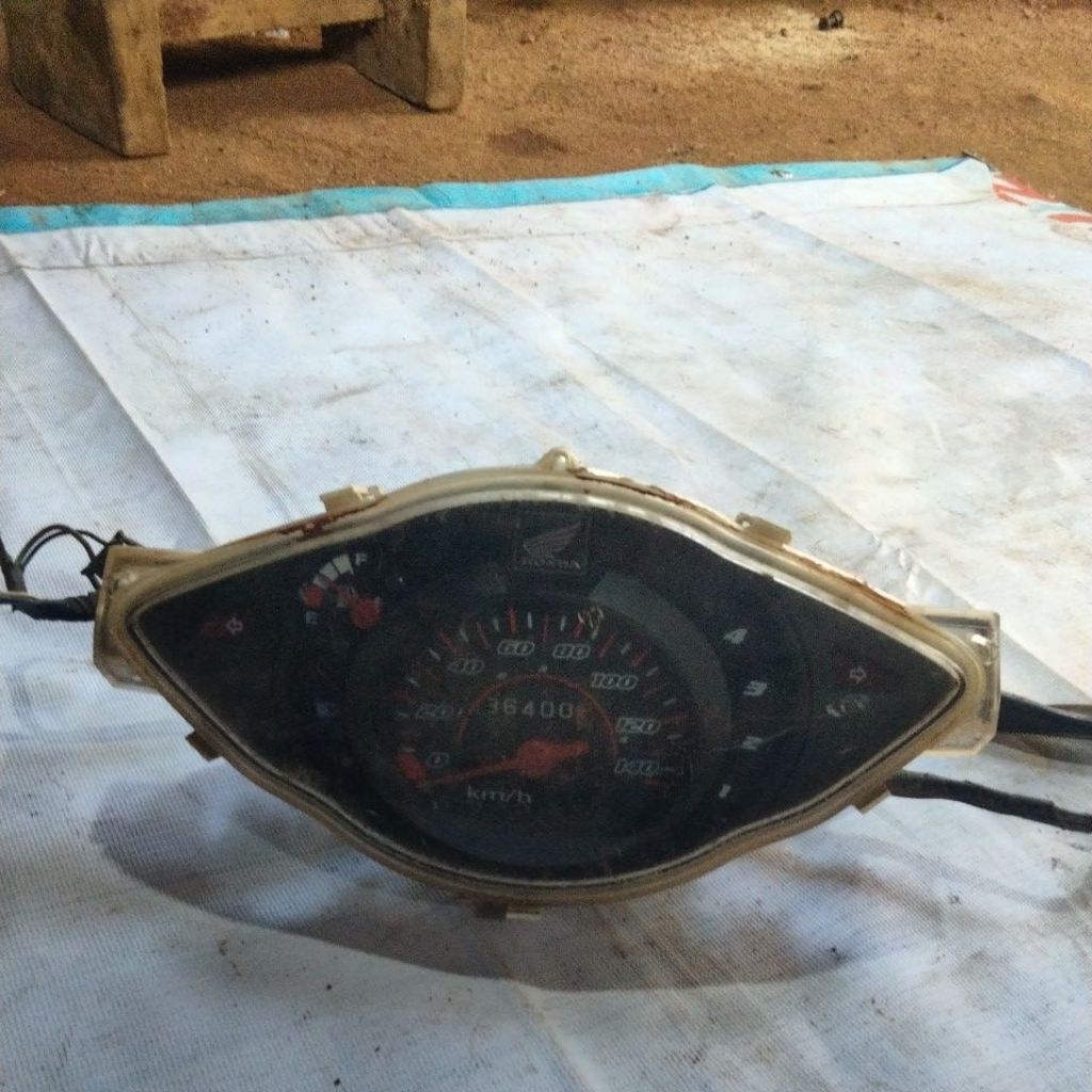 speedometer Supra fit new bekas ORI copotan motor+kabel