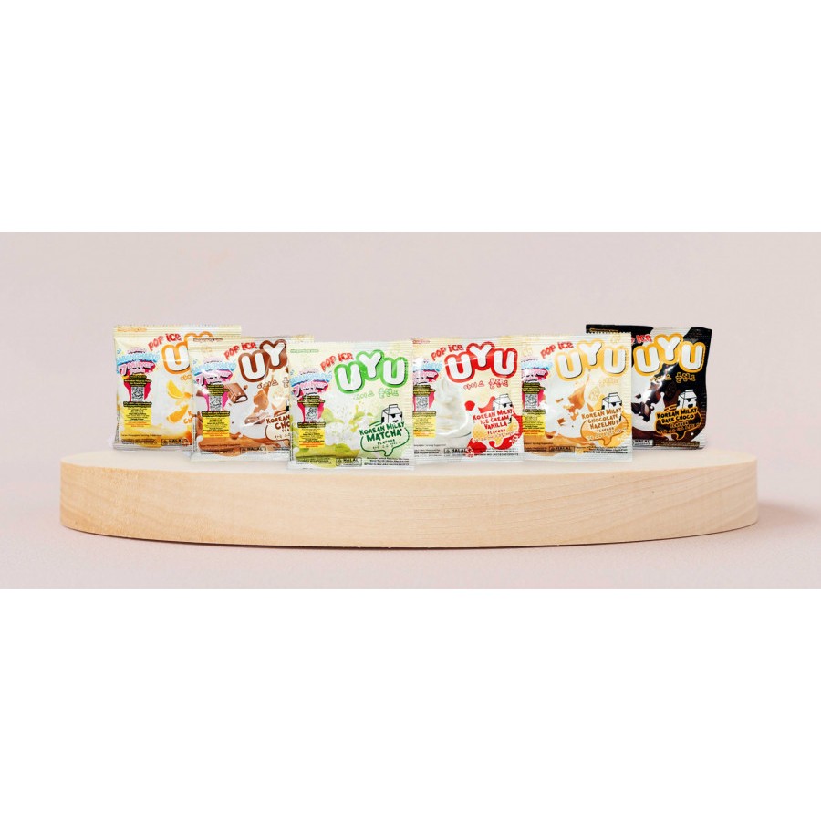 

Pop Ice Uyu Korean Milky Renceng - 1 RENCENG 10 PCS