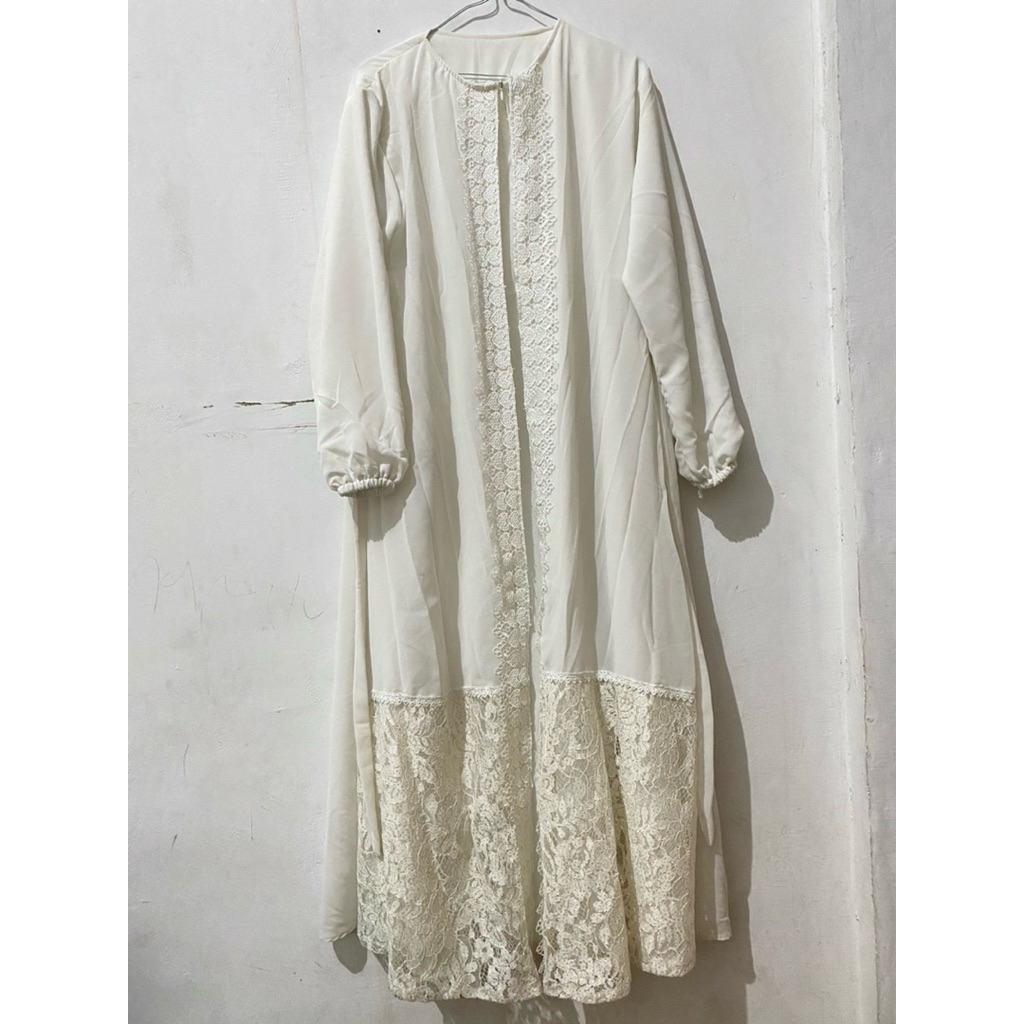 gamis warna putih