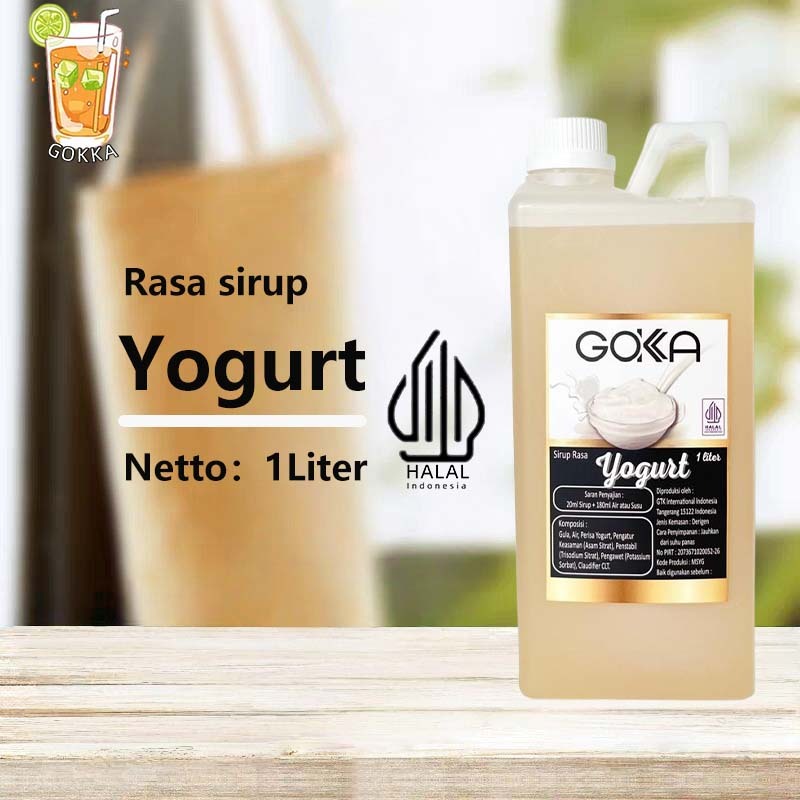 

GОKKA Syrup / Yogurt Flavoured Sirup / Sirup Yogurtojito 1L International Halal