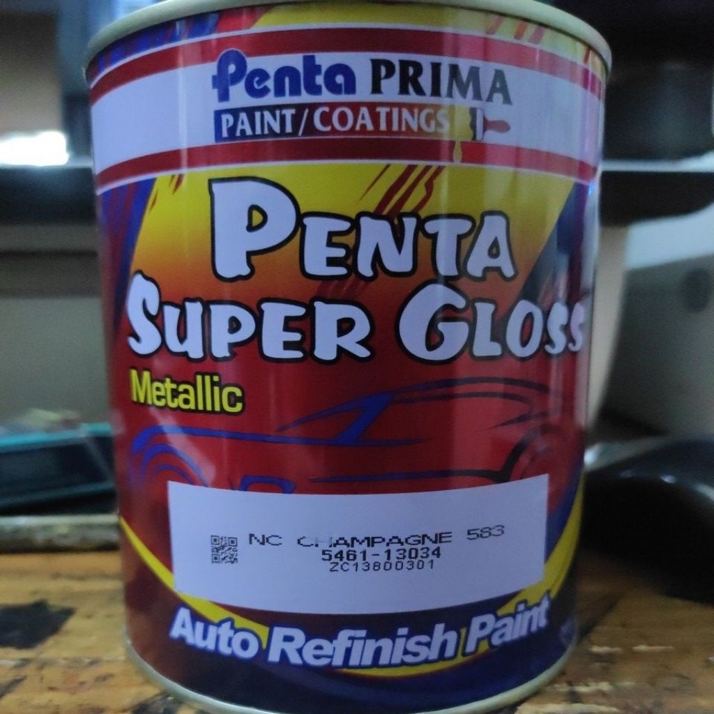 CAT PENTA NC WARNA CHAMPAGNE 583 MET / CAT PENTA GOLD MUDA