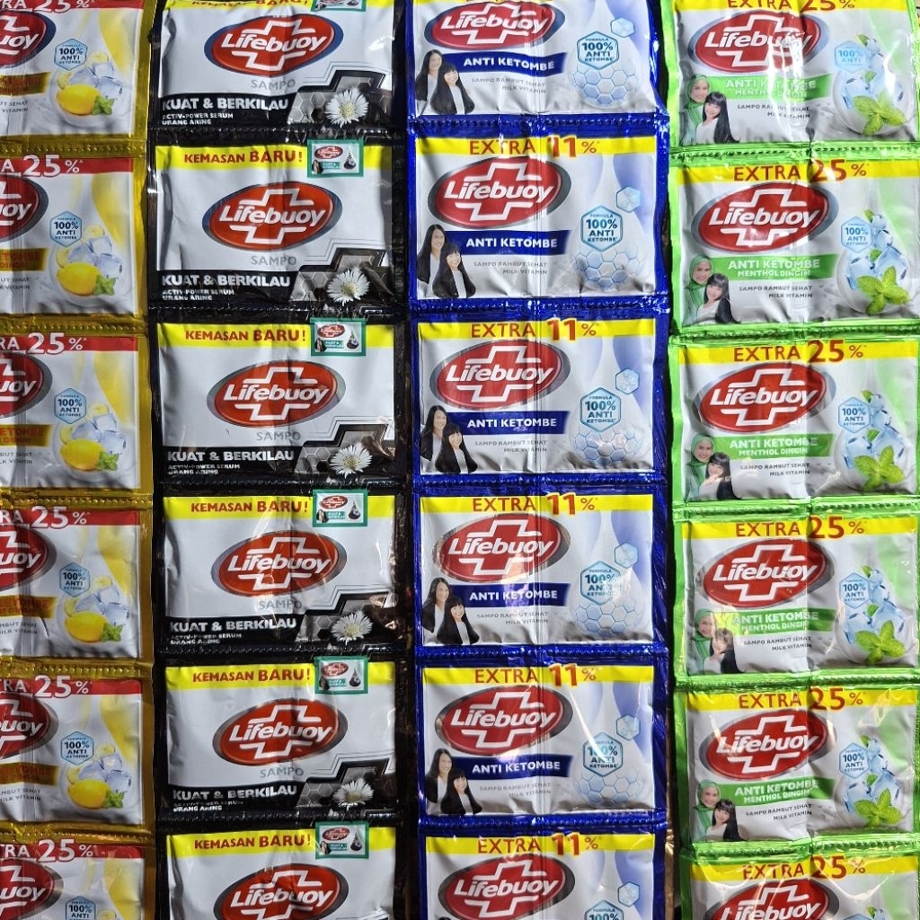 Sampo Lifebuoy Sachet 1 Renceng | Shampo Lifebuoy