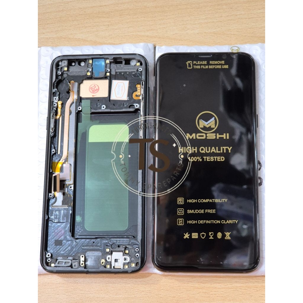 LCD TOUCHSCREEN PLUS FRAME SAMSUNG GALAXY S8 PLUS S8+ S8 PLUS G955 OLED2 BLACK