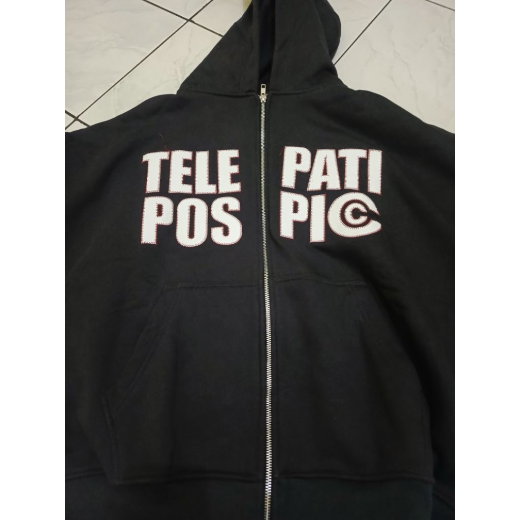 HOODIE ZIPPER TELEPATI X POSPIC INTIMATE FEELINGS