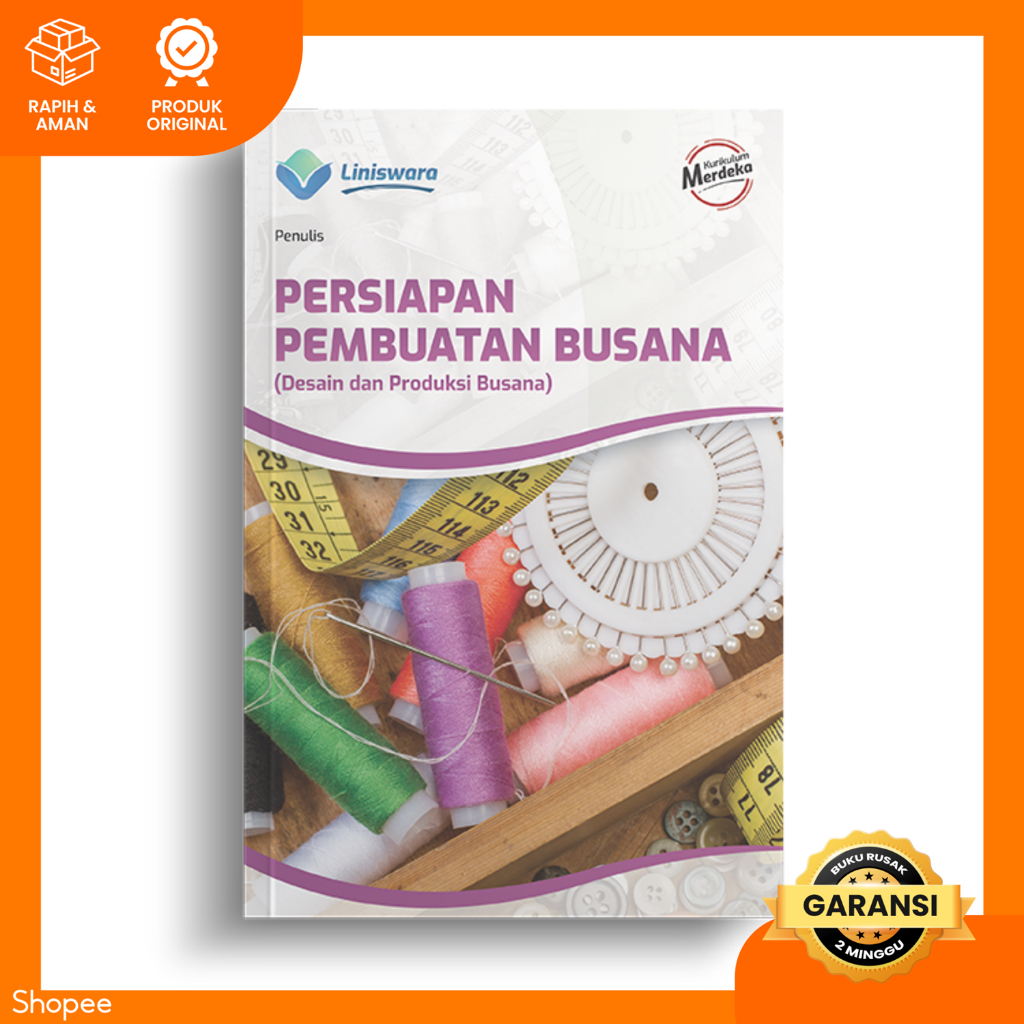 Buku SMK HET Persiapan Pembuatan Busana (Desain dan Produksi Busana)