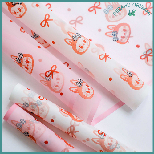 

Kertas Buket Cellophone Line Karakter Carton Lucu Anak KB85