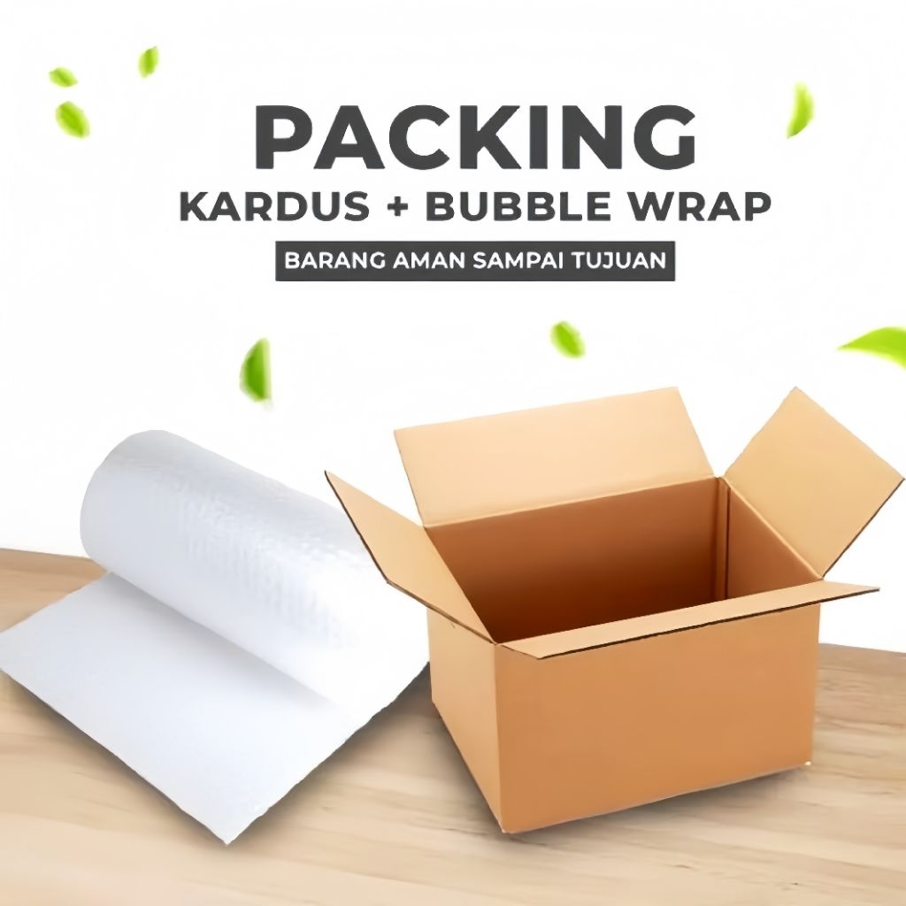

Bubble Wrap Extra + Dus Untuk Pengemasan produk