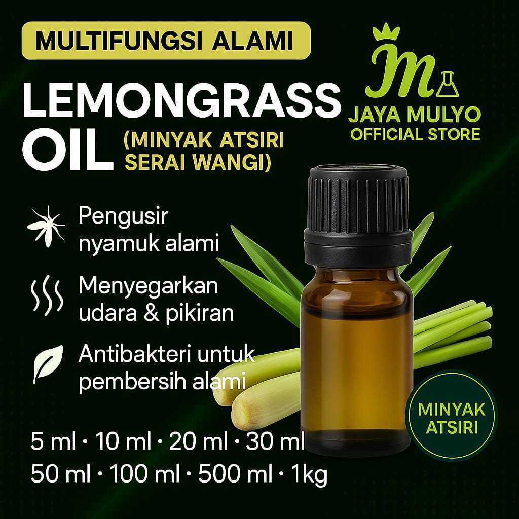 Lemongrass Oil 1 Liter / Minyak sereh Dapur