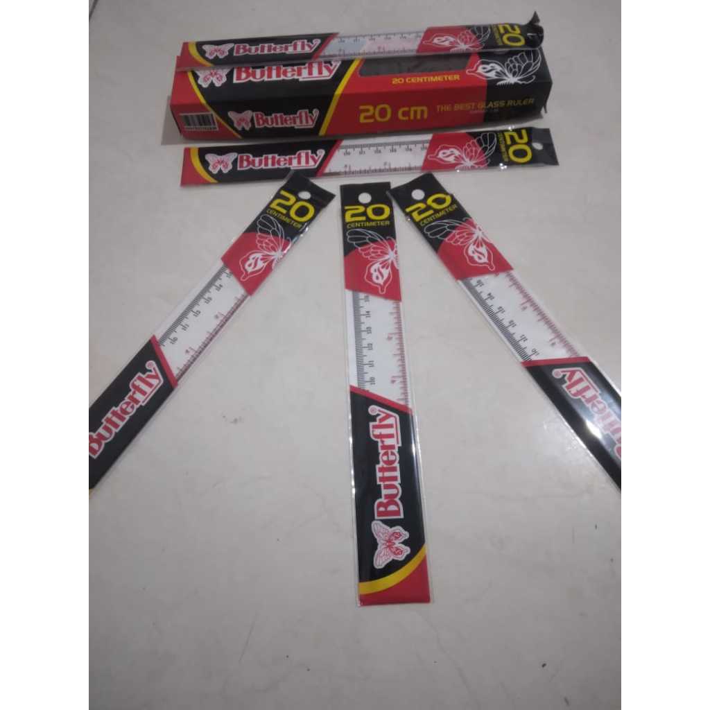 

Penggaris Butterfly 20 cm