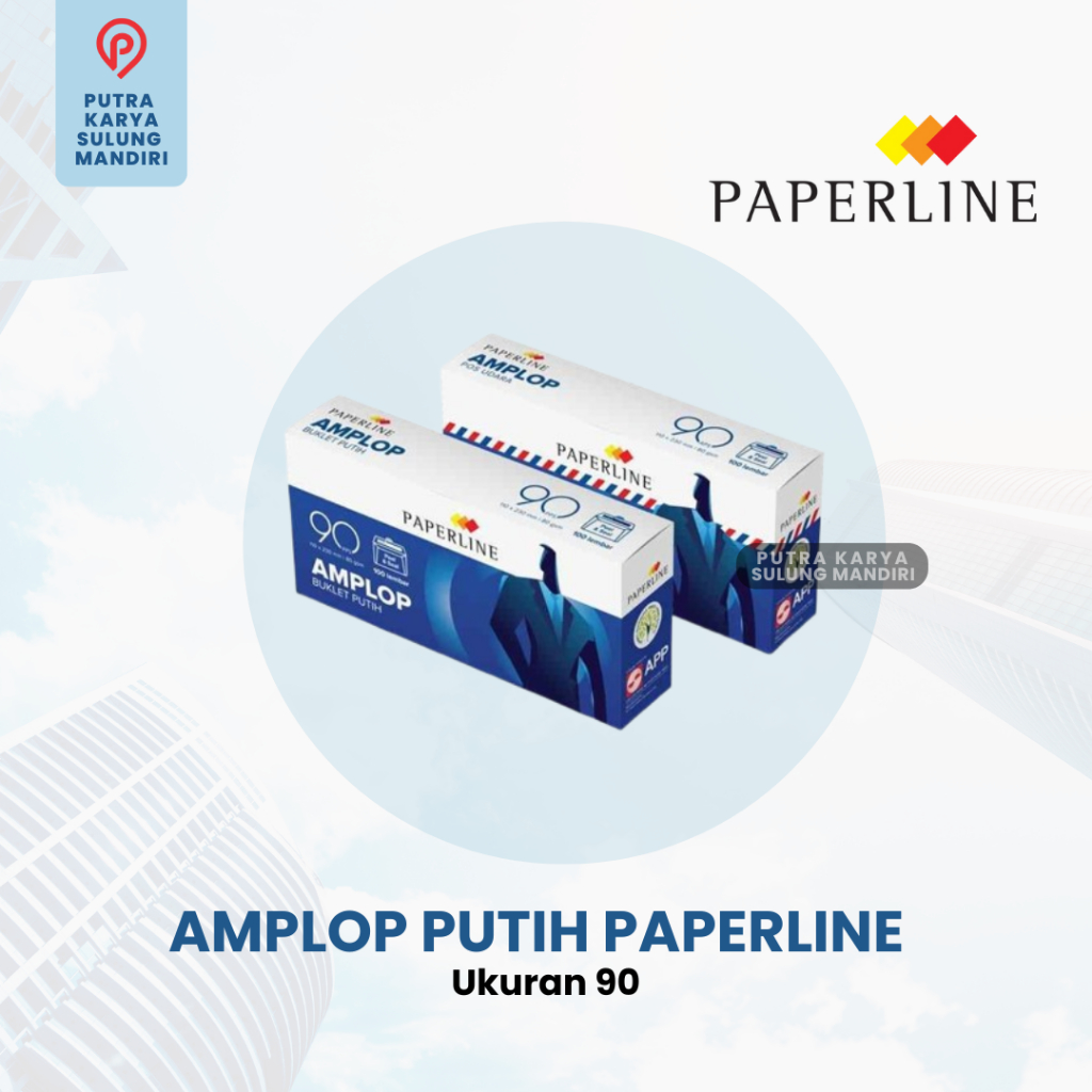 

paperline amplop putih besar isis 100pcs per box