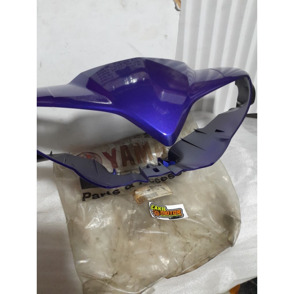 batok cover lampu depan jupiter z burhan biru DPBMC original